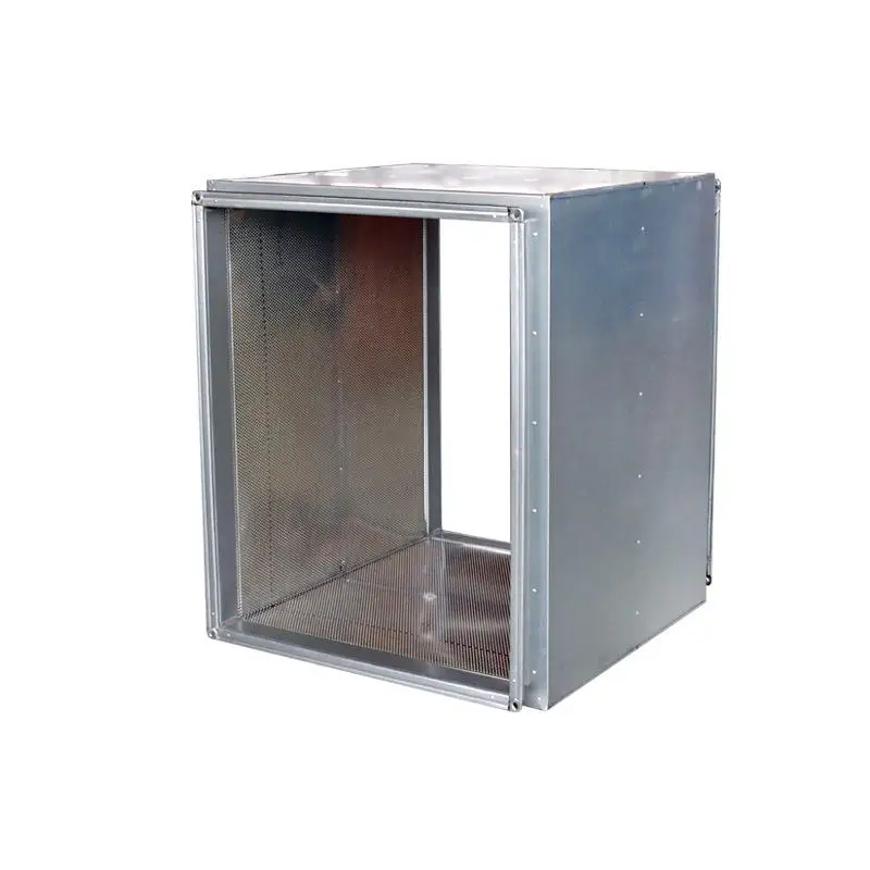Rectangular Duct Silencer Air Duct Silencer Ventilation Pipe Silencer with Motor Gearbox Pump Easy to Operate