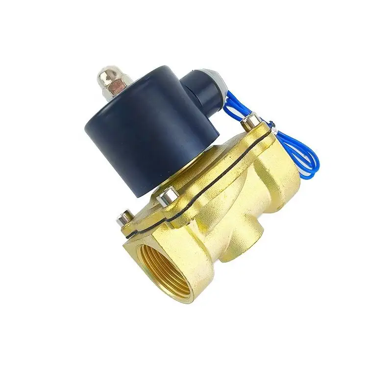 Brass Normally Closed Pneumatic Valve, In Stock, Direct Acting Pipeline Control Valve for Water