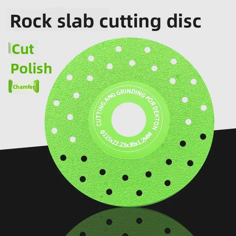 Industrial Diamond Ti-Coated Flat Cutting Grinding Wheel Angle Grinder Multipurpose for Slab Tiles Ceramics Metals Steel Wet